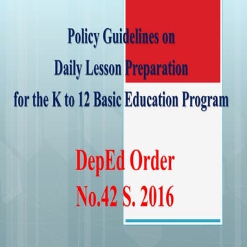 Slides for deped order no.42 s. 2016