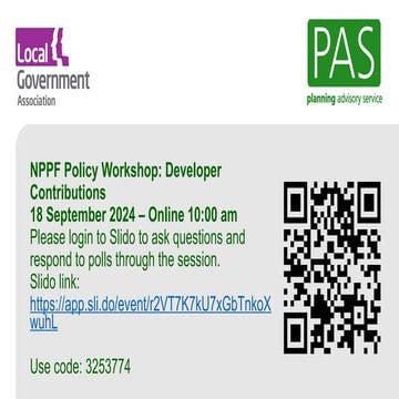PAS Developer Contributions Deep Dive Online Slides
