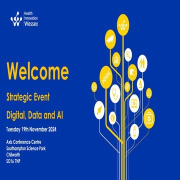 Strategic Event slides - Data, Digital and AI