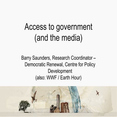 access to government