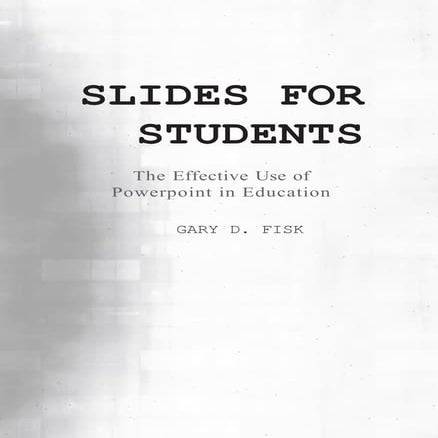 Slides for Students where they help each other