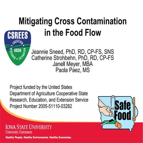 Cross-Contamination | PPT