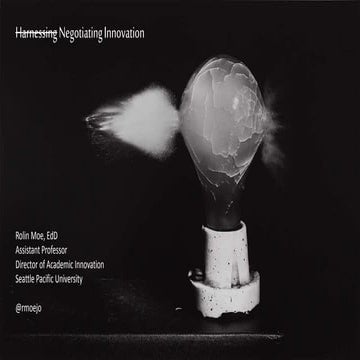 Negotiating Innovation - Slides for the American Library Association's Future...