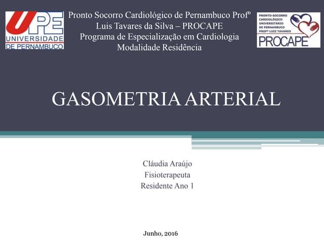 Gasometria Arterial