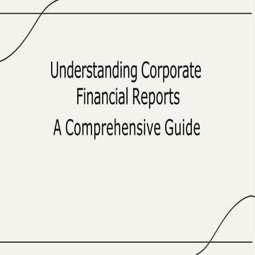 Analyzing corporate financial reports (Balance sheet)