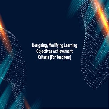 slidesgo-designingmodifying-learning-objectives-achievement-criteria-for-teac...