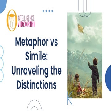 Difference between a metaphor and a simile