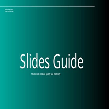 Mastering Effective Slide Creation: Design, Engagement, and Clarity ...