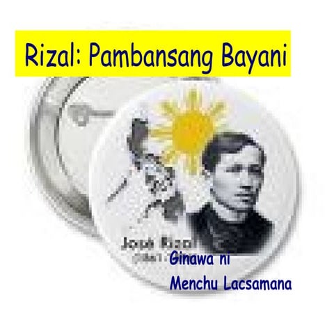 Rizal:Pambasang Bayani