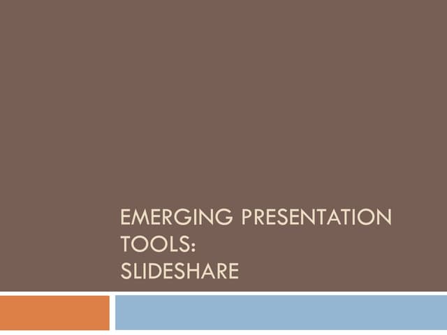 SlideshareOverview