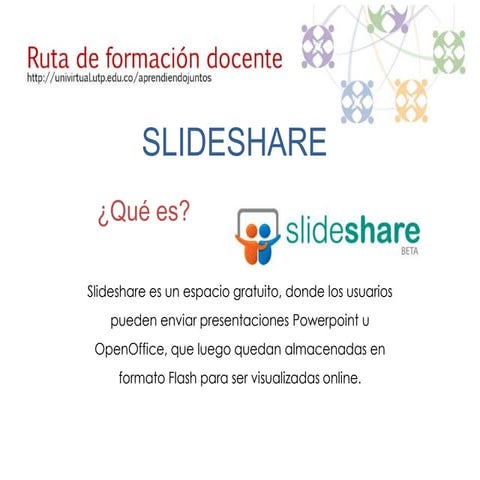 Cómo usar Slideshare
