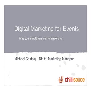 Digital marketing for events