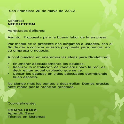 PROPUESTA DE REDES