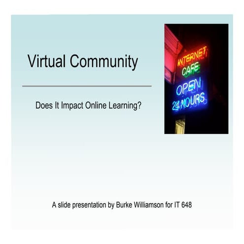 Virtual Community