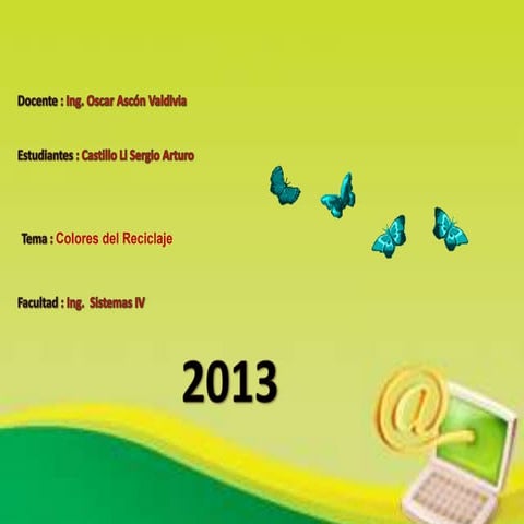 Colores del Reciclaje 
