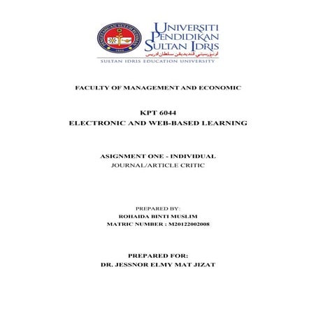 JOURNAL/ARTICLE CRITIC