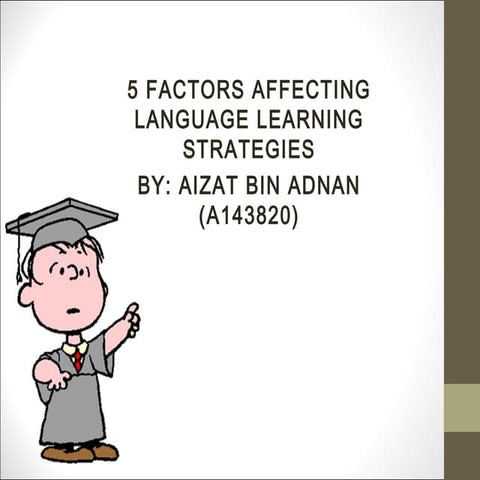 Task 7: Factors Affecting LLS