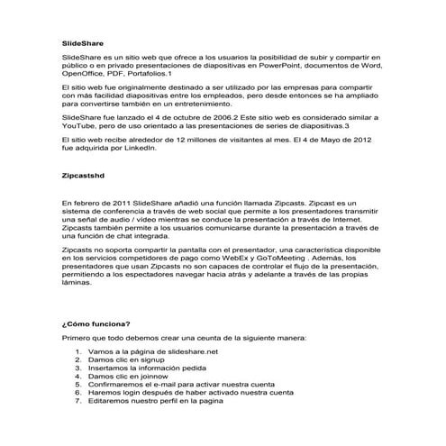 ¿Que es Slideshare?