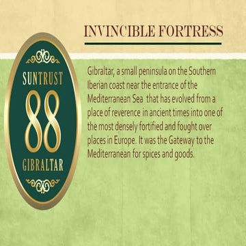 88 Gibraltar Product Presentation