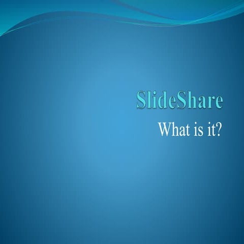 Slide Share and web 2.0