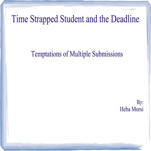 Duplicate publications and simultaneous submissions | PDF