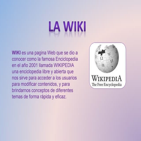 LA WIKI Y REDES SOCIALES