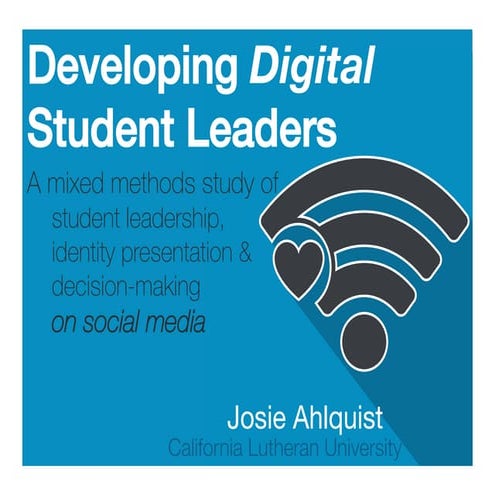 Dr. Josie Ahlquist Dissertation Defense 