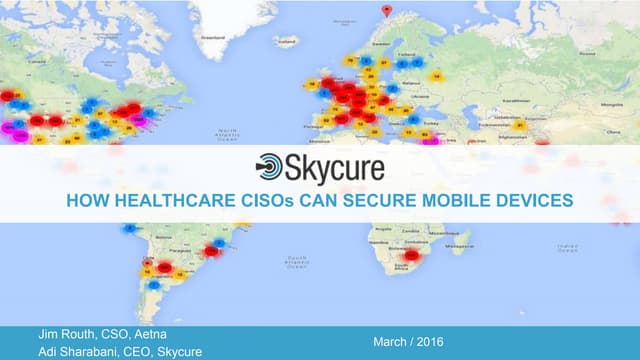 How Healthcare CISOs Can Secure Mobile Devices