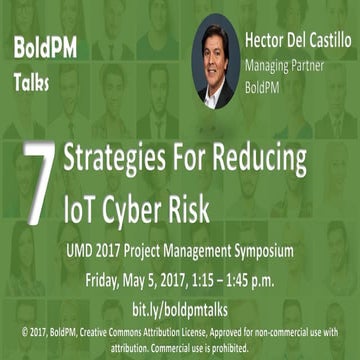 7 Strategies for Reducing IoT Cyber Risk 