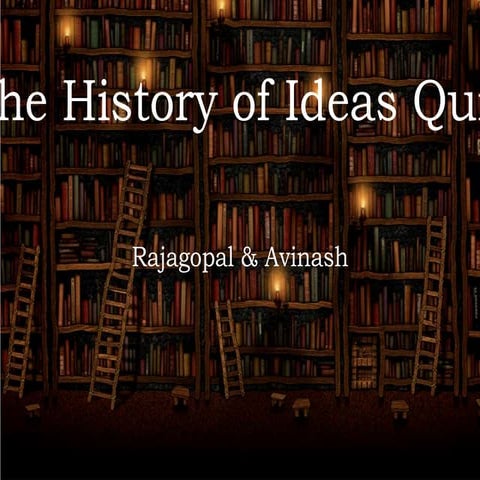 2017 History of Ideas Quiz