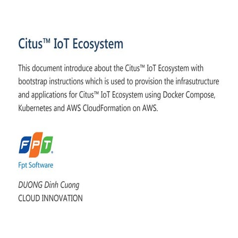 citus™ iot ecosystem