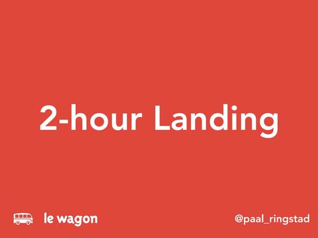 HTML & CSS - Le Wagon Bootcamp