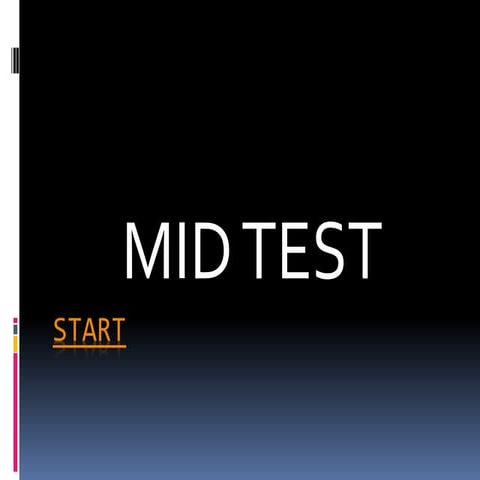 Multiple choice test nina | PPTX