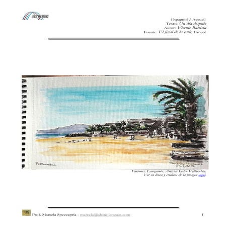 "Un día después", Vicente Battista