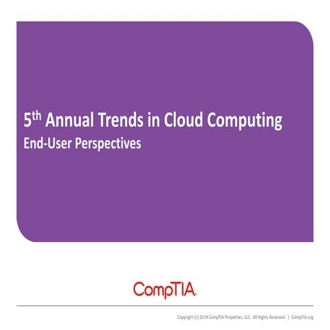 2014 Cloud Computing Trends: End-User Perspectives