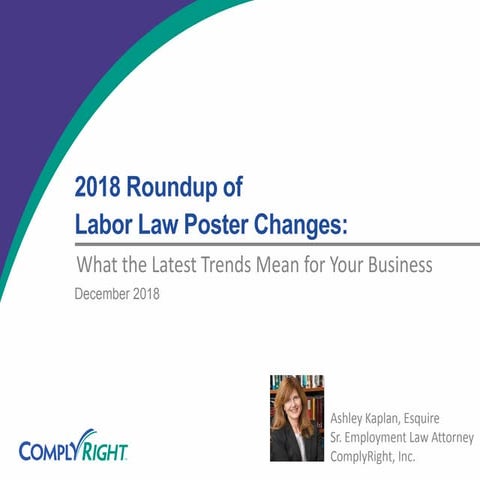 2018 Labor Law Posting Change Trends