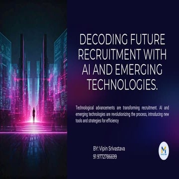 Decoding future recruitment with AI and emerging technologies