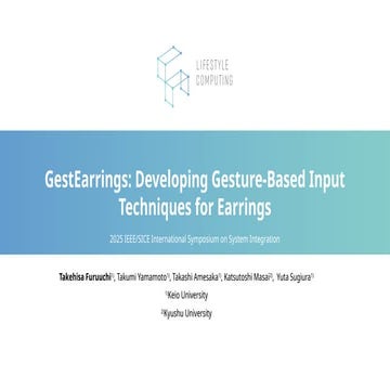 GestEarrings: Developing Gesture-Based Input Techniques for Earrings