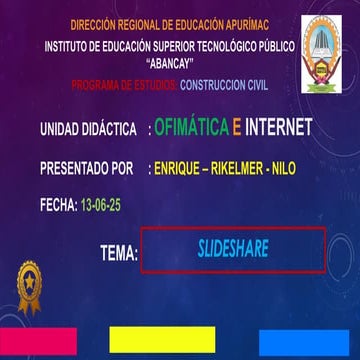 INFORMATE UN POCO¨YA¨,SOBRE SLIDESHARE..