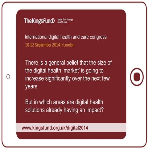 Top 5 reasons to attend the International digital health and care congress