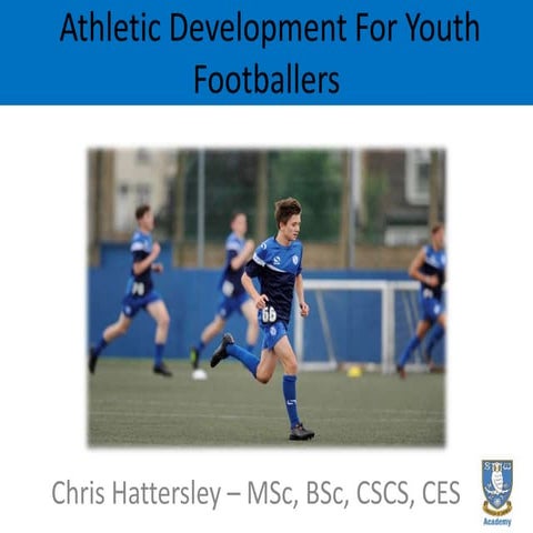 Athletic Development For Youth Footballers
