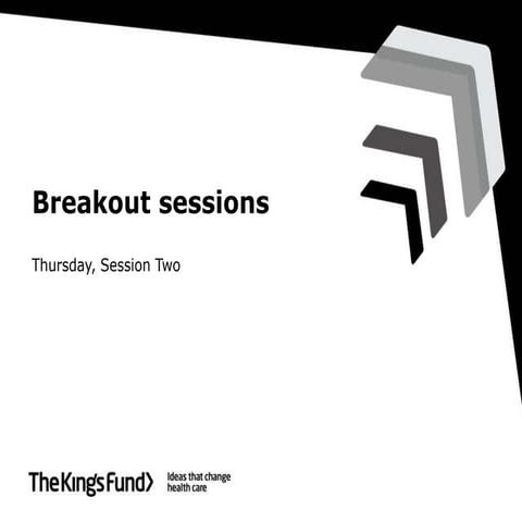 International digital health and care congress 2014 - Breakouts: Thursday, Se...