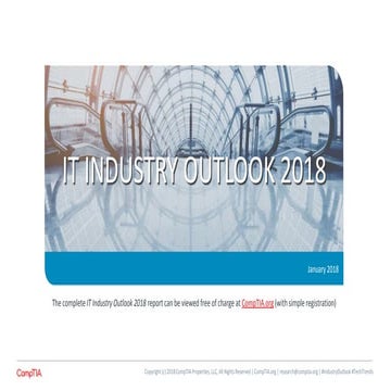 IT Industry Outlook 2018
