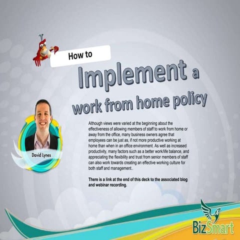 How to Implement a Work From Home Policy