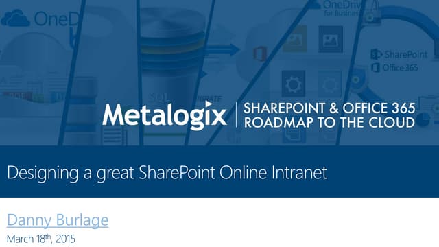 Designing a great SharePoint Online...