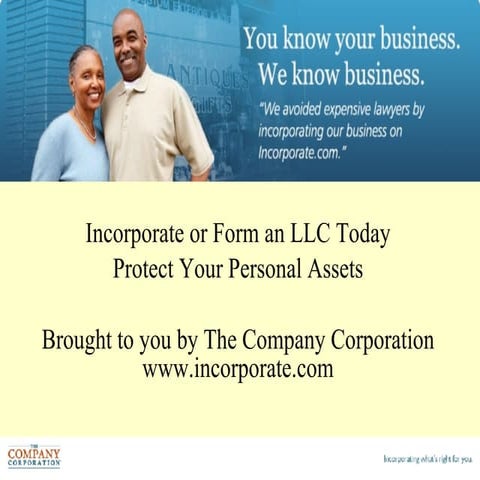 General Incorporation Information Session