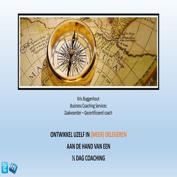 Halve-dag coaching in (meer) delegeren
