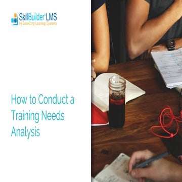 How to Conduct a Training Needs Analysis (TNA)