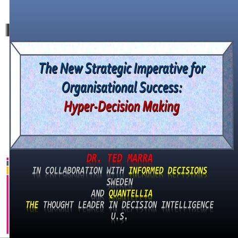 Slide share   Hyper-Decision Making - Short Version