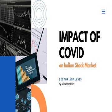 Impact of COVID on Indian Stock Market. | PDF
